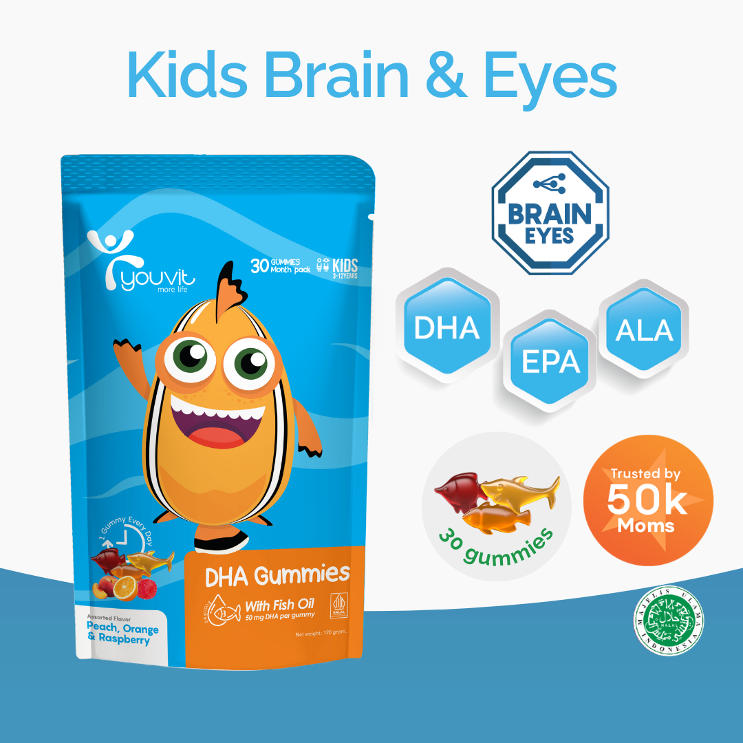 Youvit Kids DHA for Brain and Eye Development Bundle 30 Days
