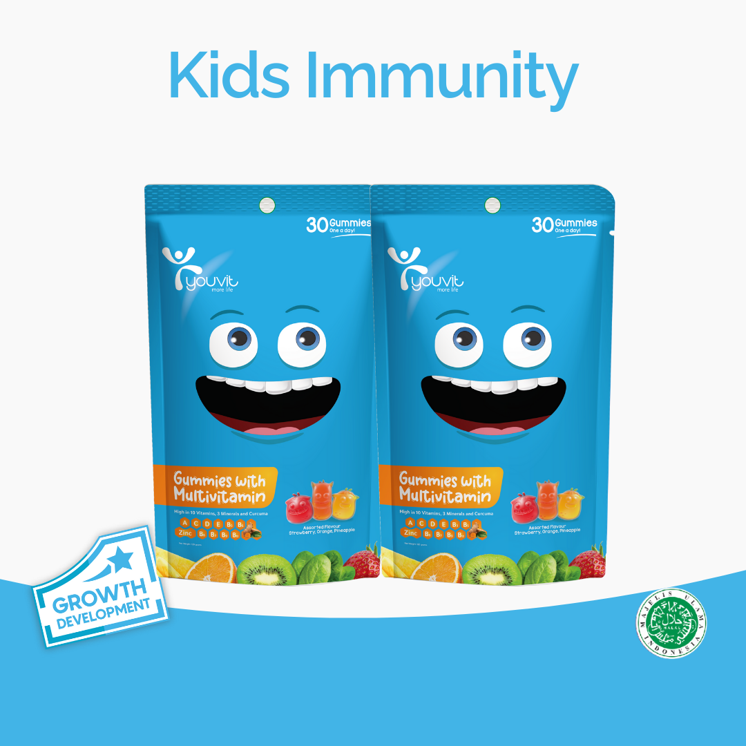 Youvit Kids Gummies with Multivitamin Bundle 60 Days (Save 17%)
